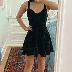 Urban Outfitters Black Fit n Flare Dress